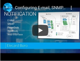 Configurazione delle notifiche e-mail, SNMP e Webhook